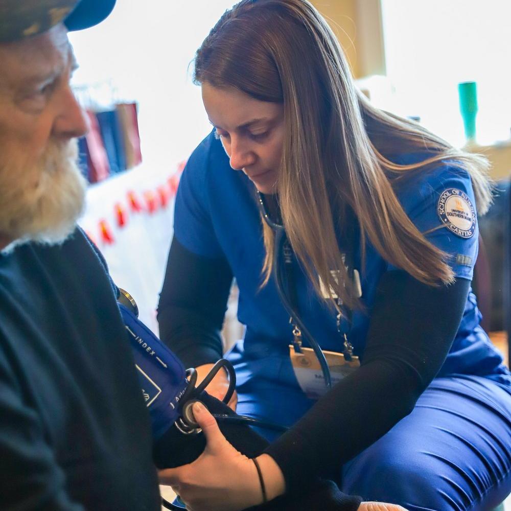 In USM's traditional nursing undergraduate program, you'll get experience with real patients.