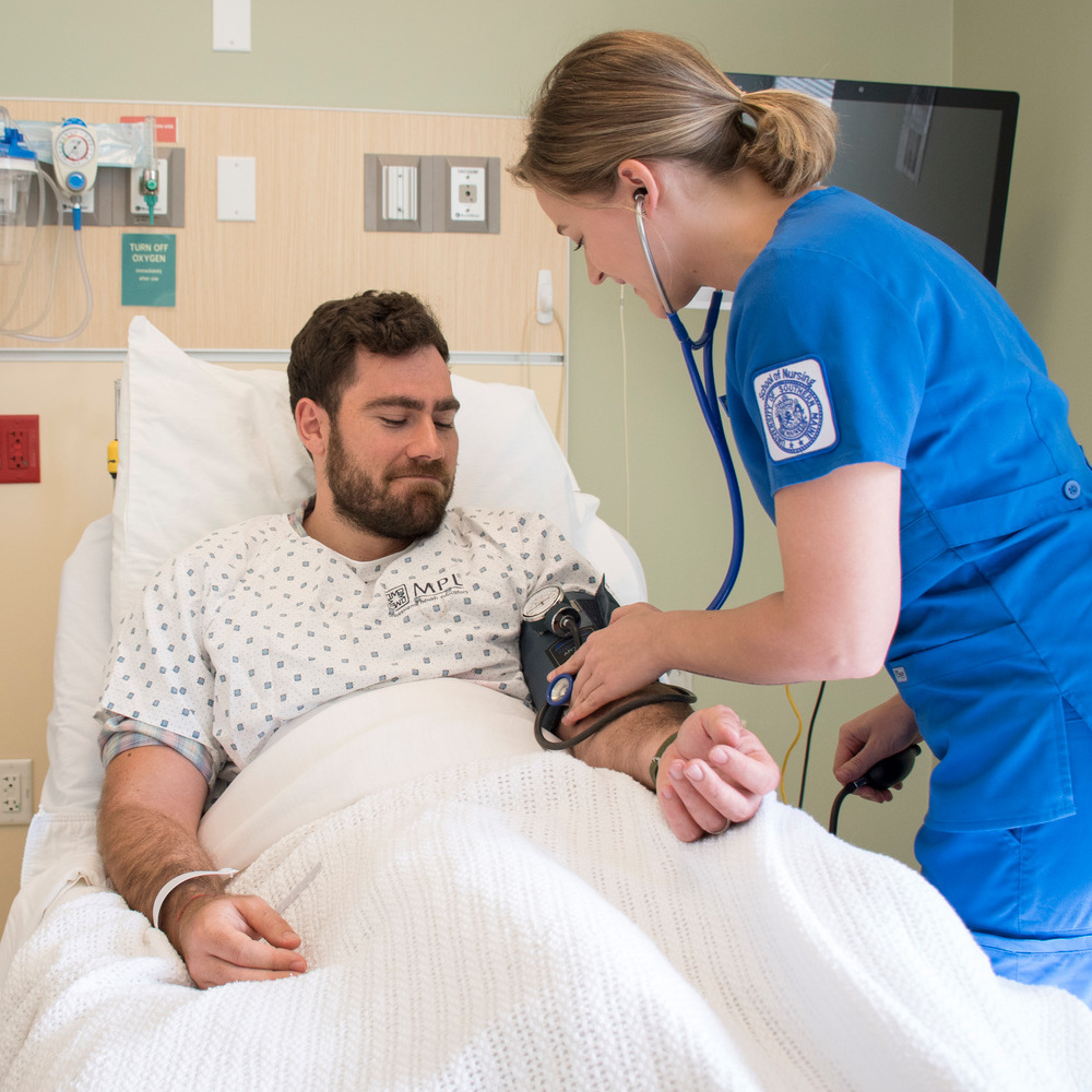 Treat patients in simulated, controlled environments while gaining important experience and learning from respected instructors as you earn your Nursing – Traditional Program, BS degree.