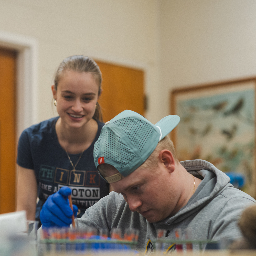 As a student pursuing a dual major under the Polymath Pathway Program, you’ll investigate life’s deepest questions with scientific inquiry and philosophical reasoning.