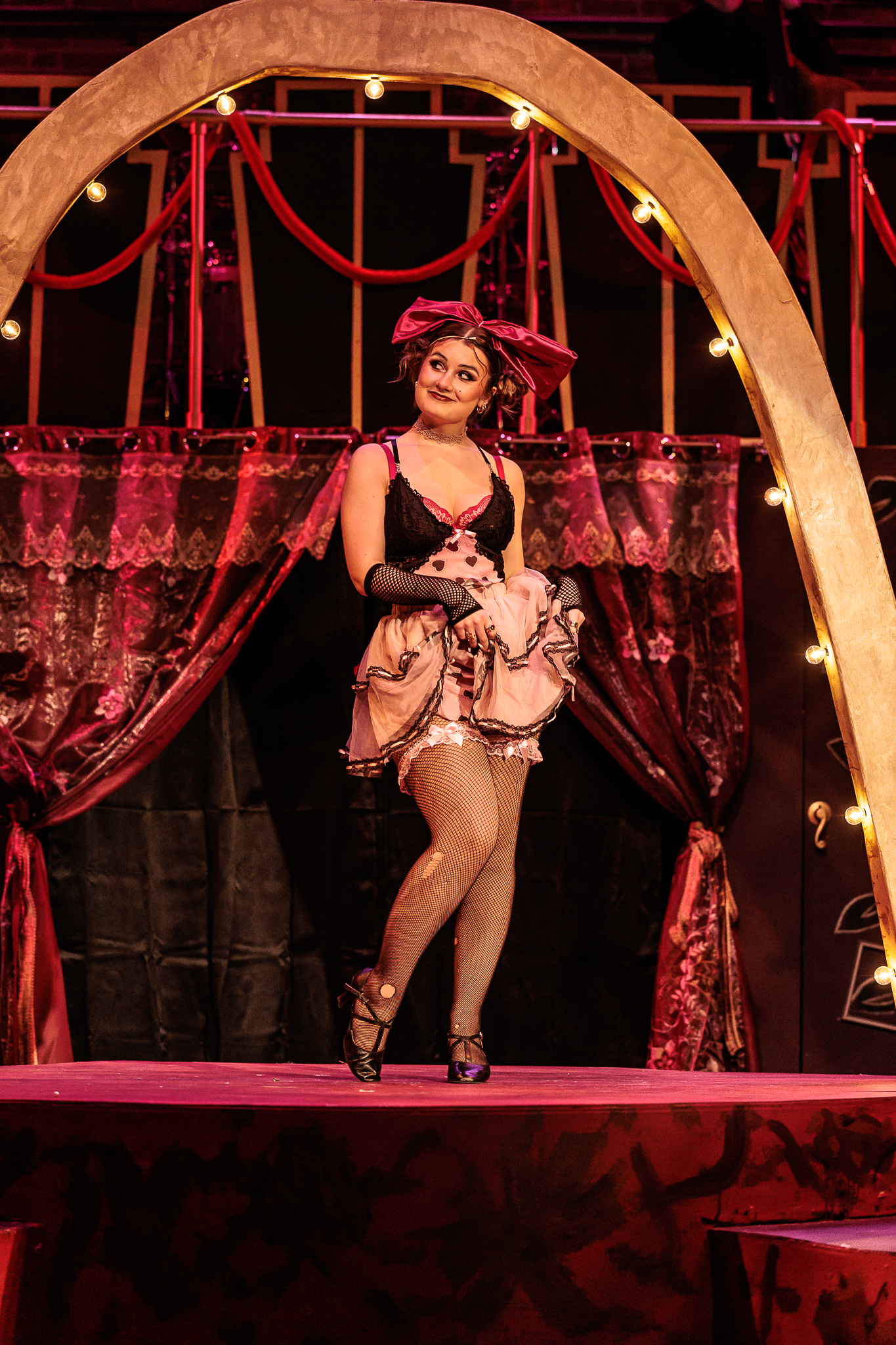 Karoline Brechter as Sally Bowles in Cabaret.