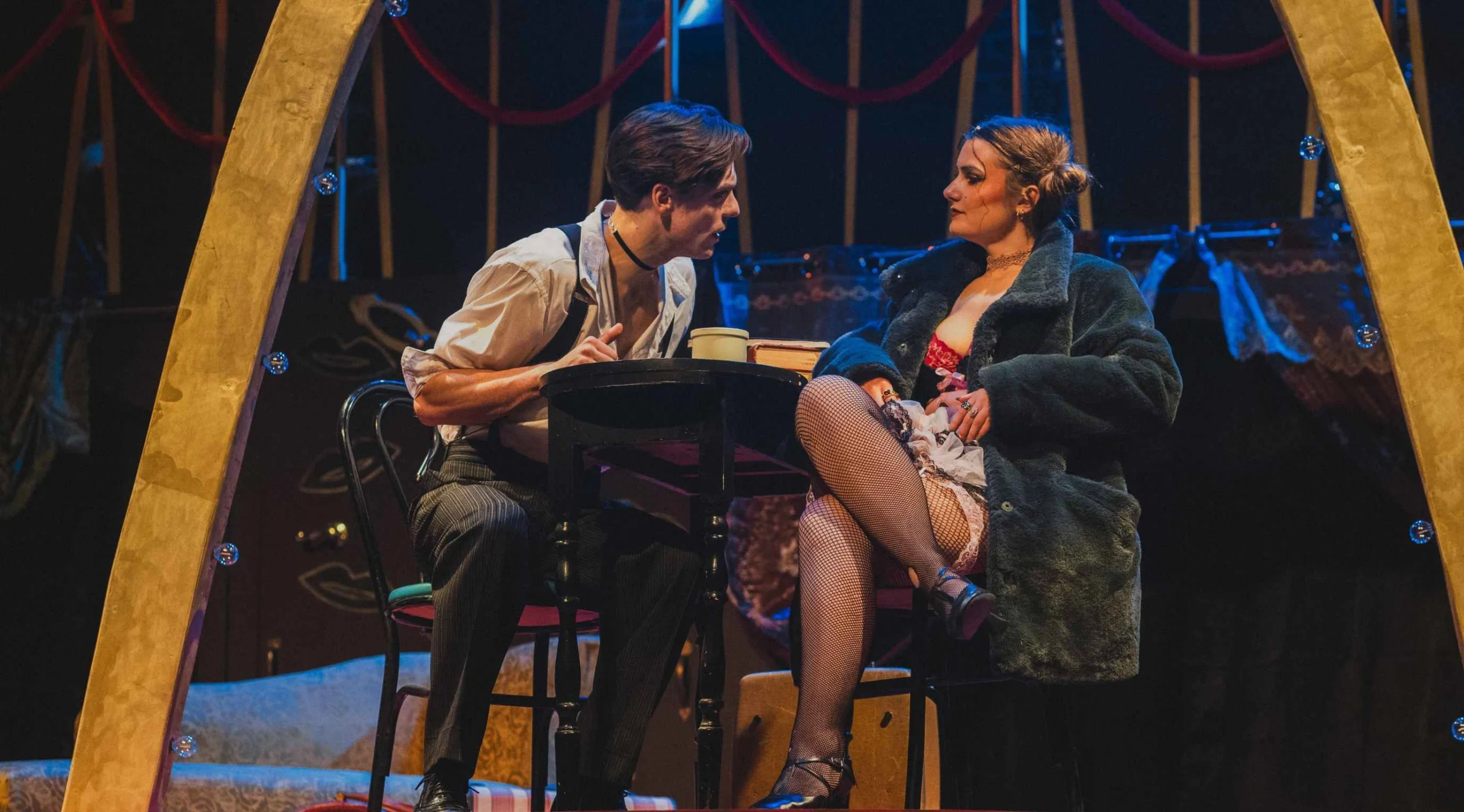 Karoline Brechter as Sally Bowles in Cabaret.