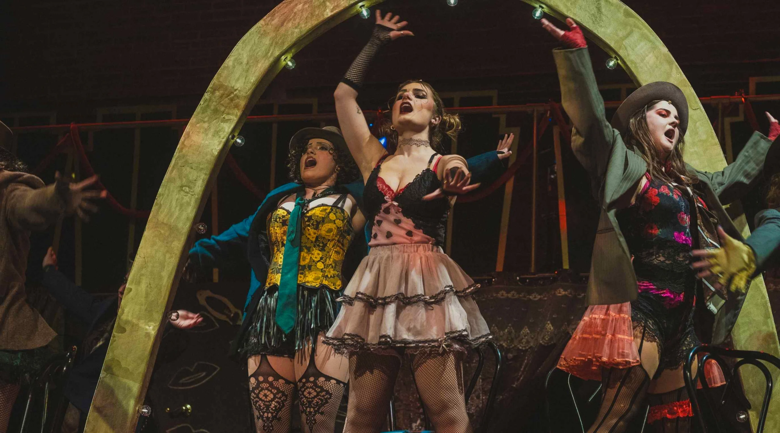 Karoline Brechter as Sally Bowles in Cabaret.