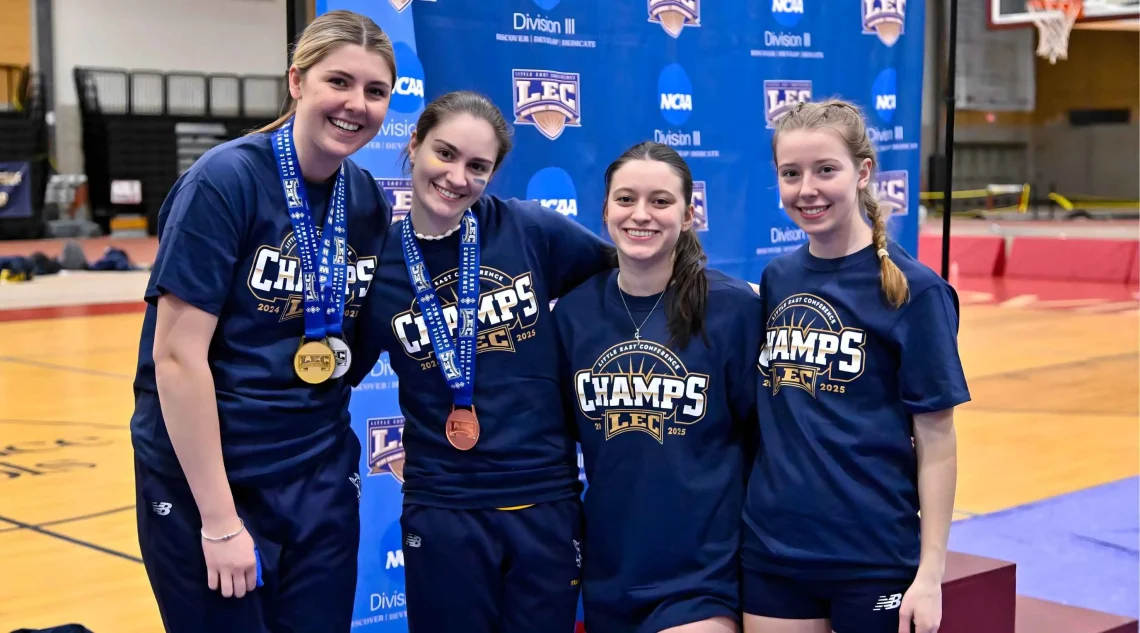 Zoe Barnes and team posing at 2025 LEC.