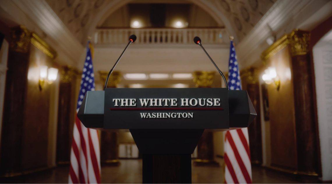 White House podium image.