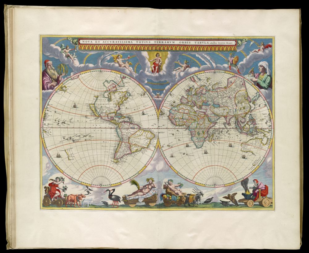 Atlas Maior, Volume 1 of 11. Joan Blaeu, Amsterdam, 1662. Smith Collection.