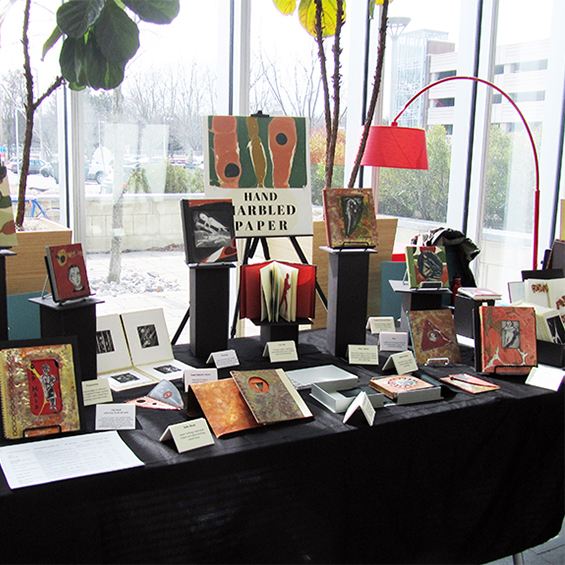 Picture of Vendor Table at Book Arts Bazaar