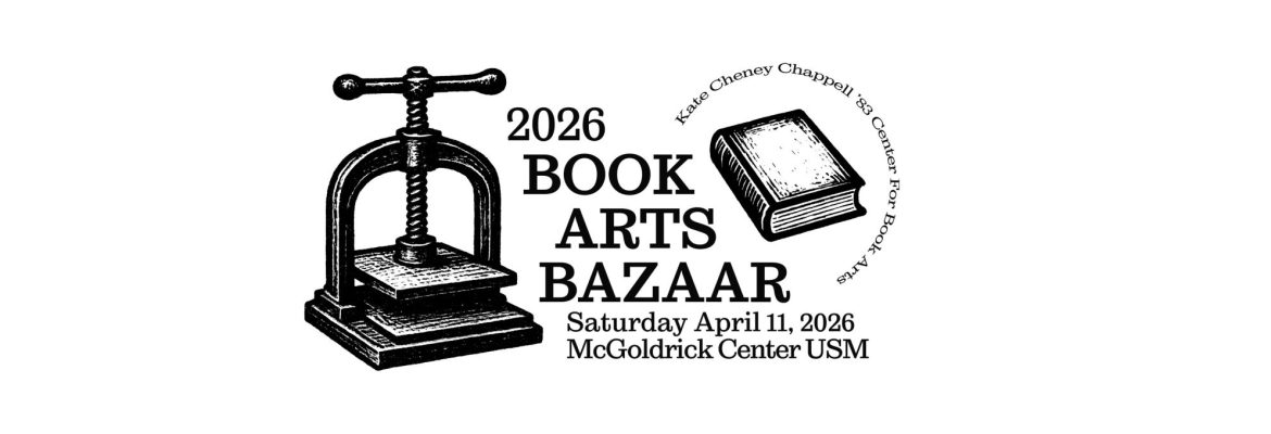 2026 annual Book Arts Bazaar Banner