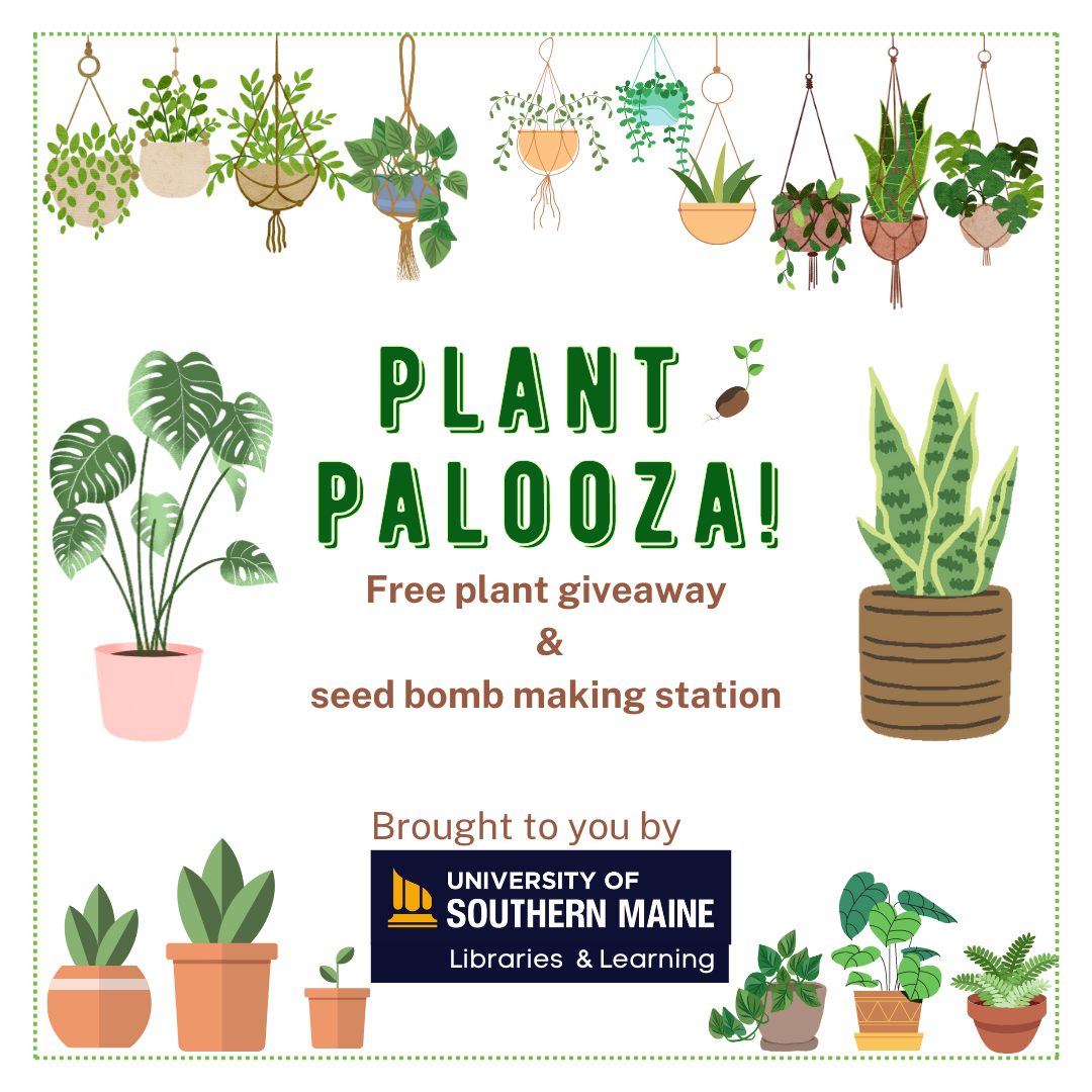 Free Plant give away & seed bomb making station