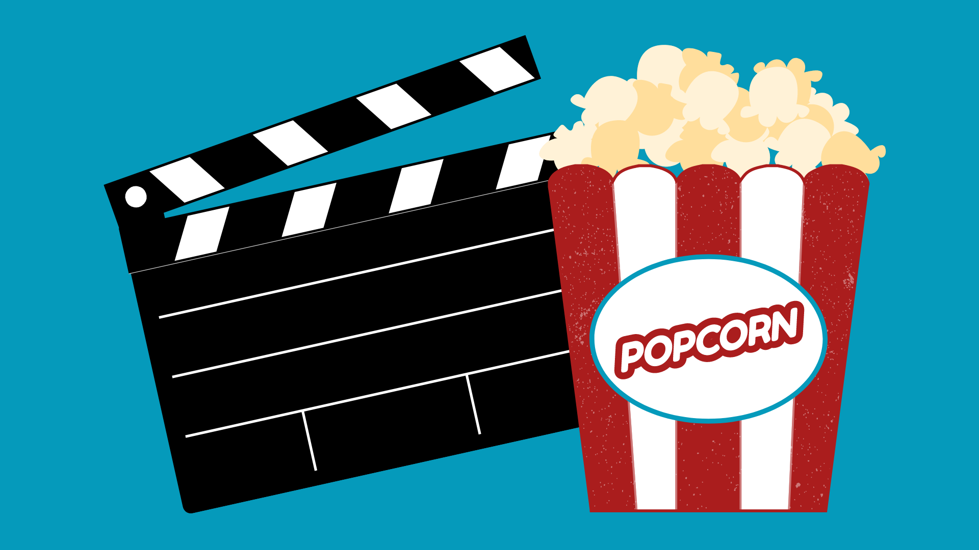 movie and popcorn