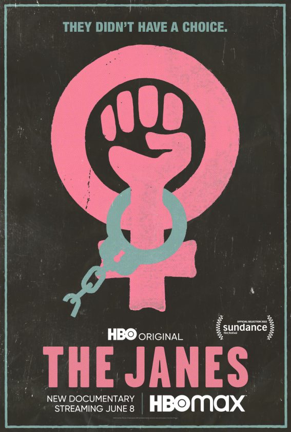 Poster for HBO documentary, The Janes