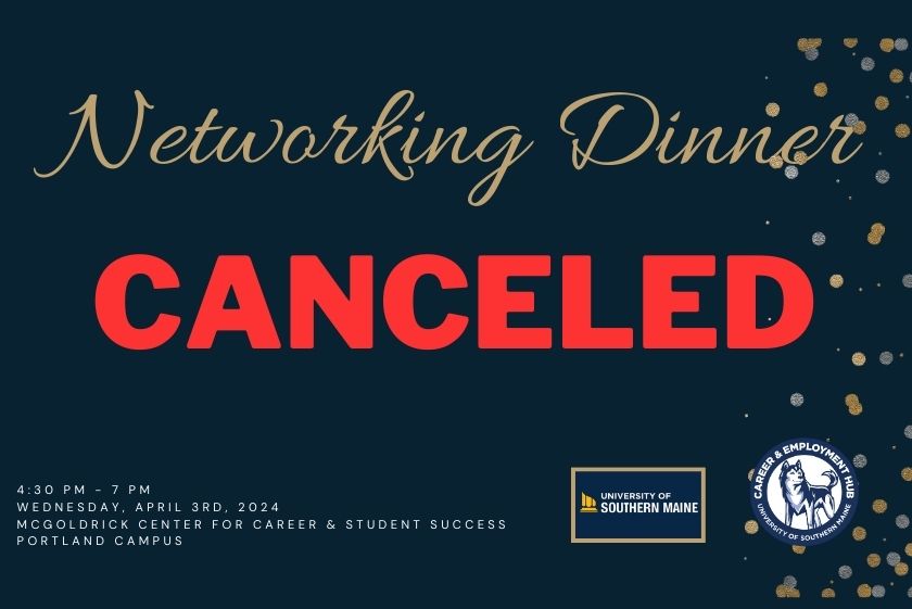 Networking Dinner Cancelled