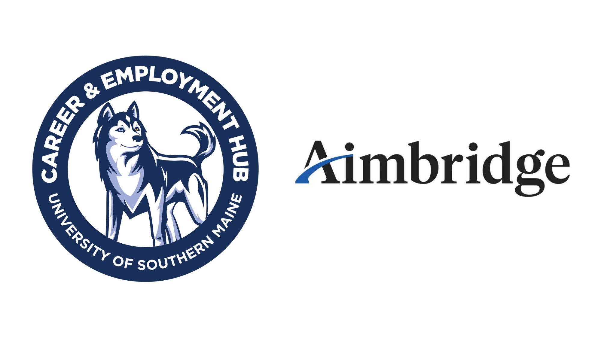 Career and Employment Hub logo and Aimbridge logo