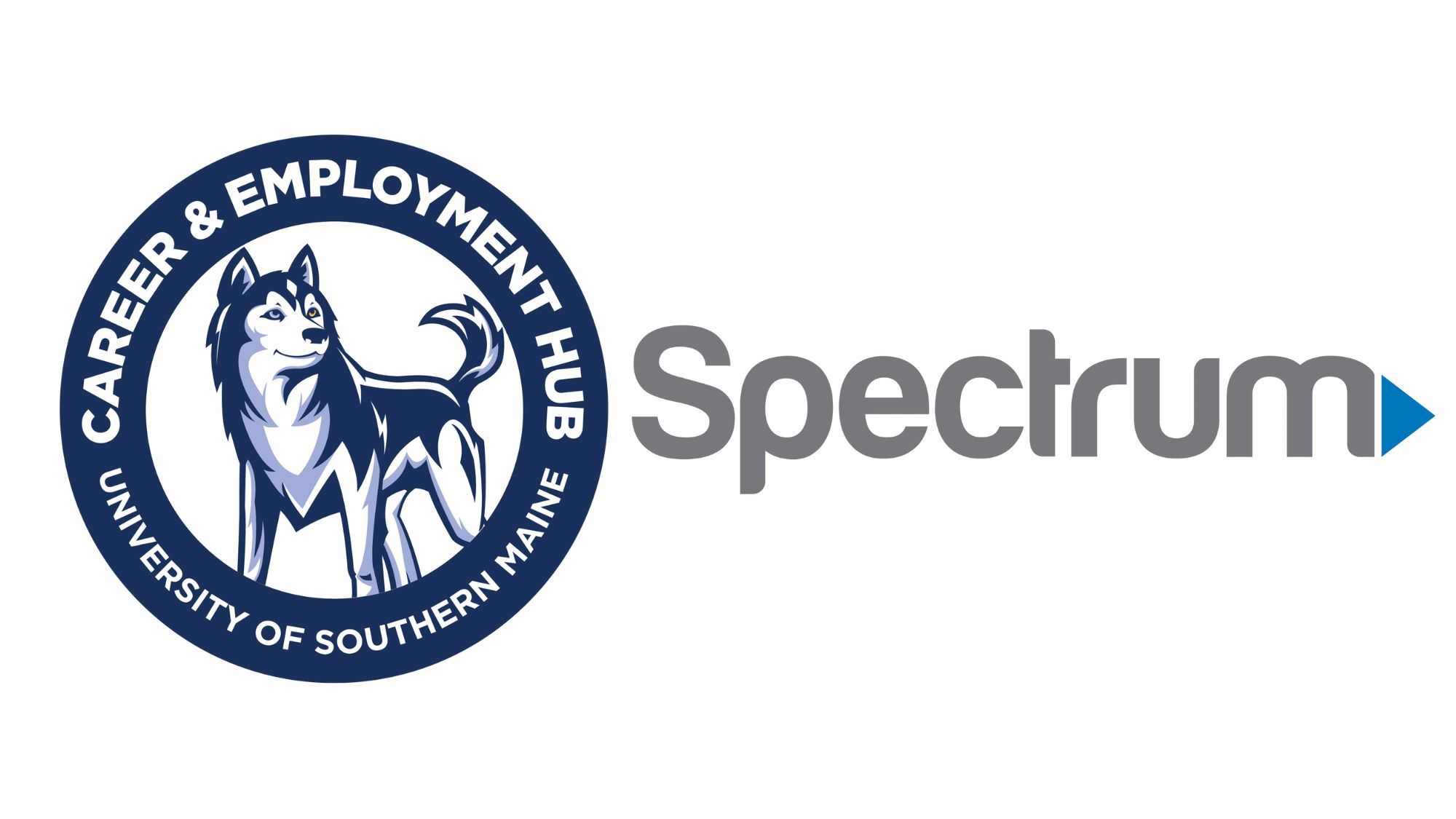 Career and Employment Hub logo and Spectrum logo