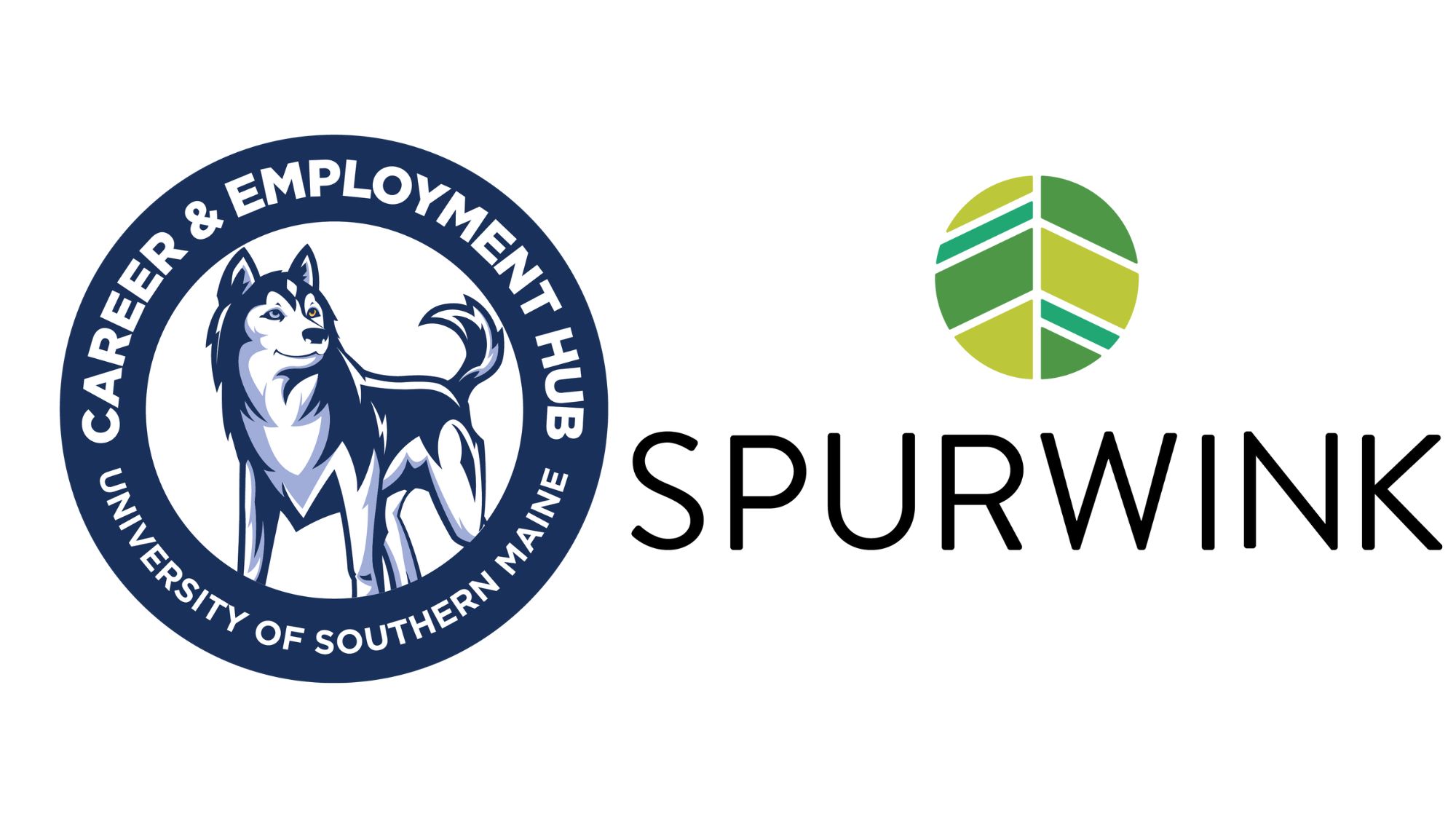 Career and Employment Hub logo and Spurwink logo