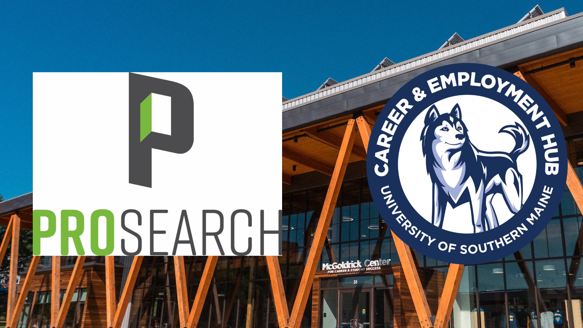 Logos for ProSearch and the Career & Employment Hub