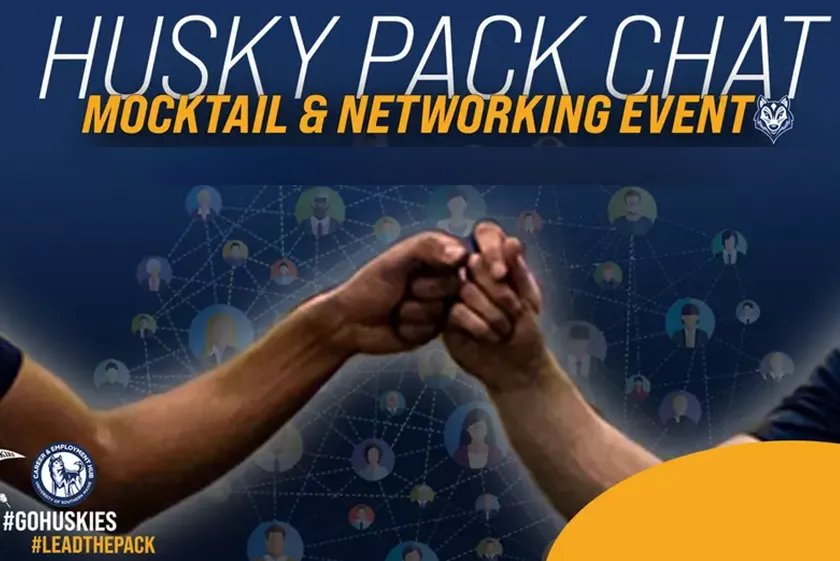 Husky Pack Chat mocktail and networking event