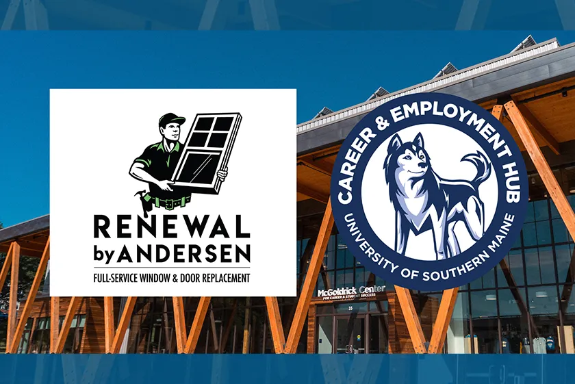 Renewal by Andersen logo and the Career & Employment Hub graphic