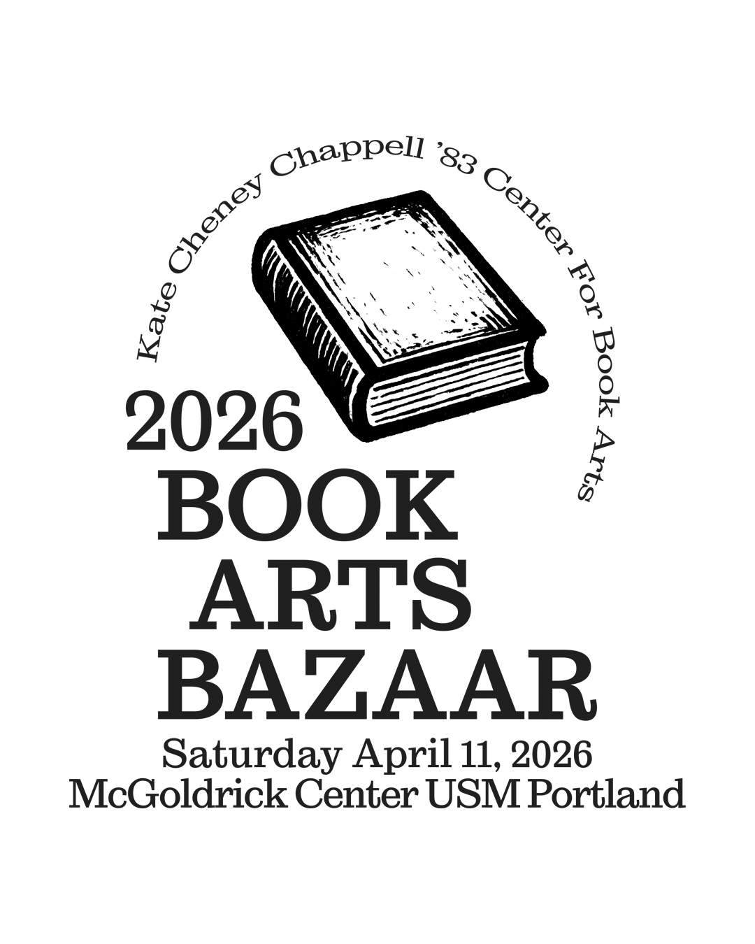 2026 Annual Book Arts Bazaar graphic