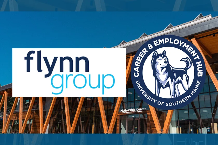 Flynn Group logo and the Career & Employment Hub graphic