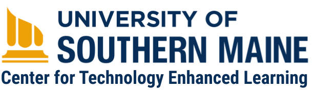 Logo for University of Souther Maine Center for Technology Enhanced Learning