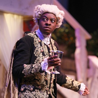Lucious K. Fox plays Leontes in The Winter's Tale.