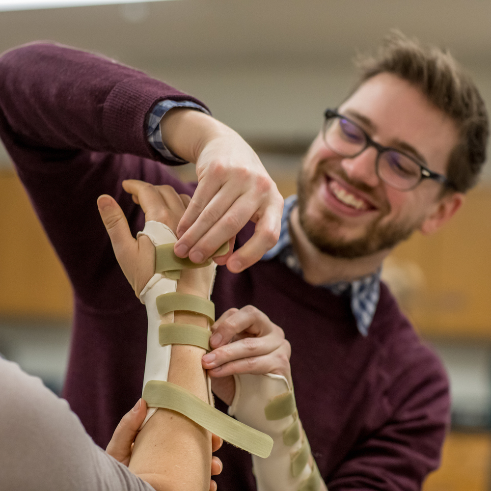 Gain experience, knowledge, and clinical skills as an occupational therapy student.