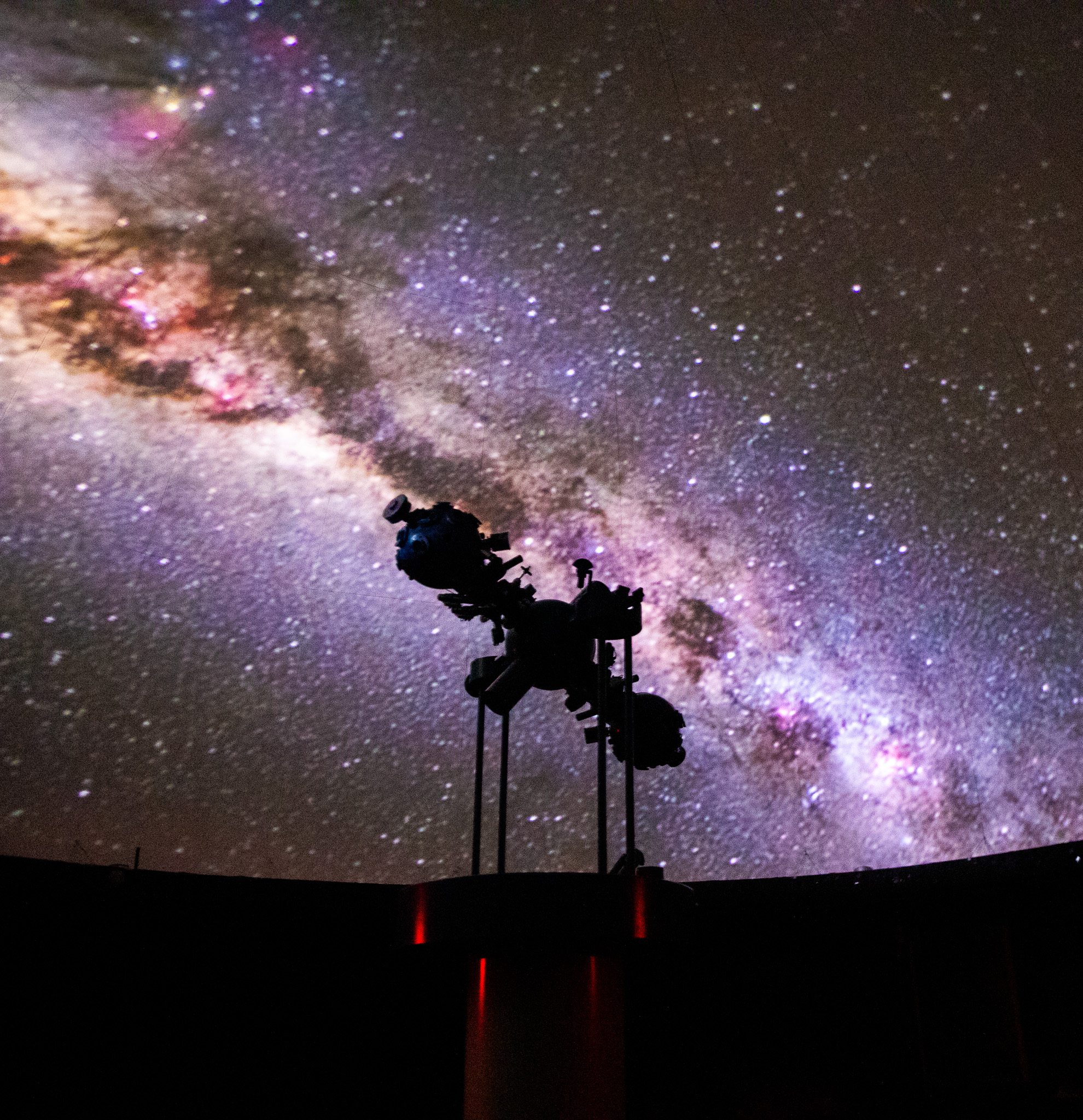 Inside the Southworth Planetarium at USM.