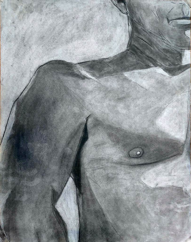 Charlie Buchsbaum-Levine, Drawing, Charcoal, 18" X 24"