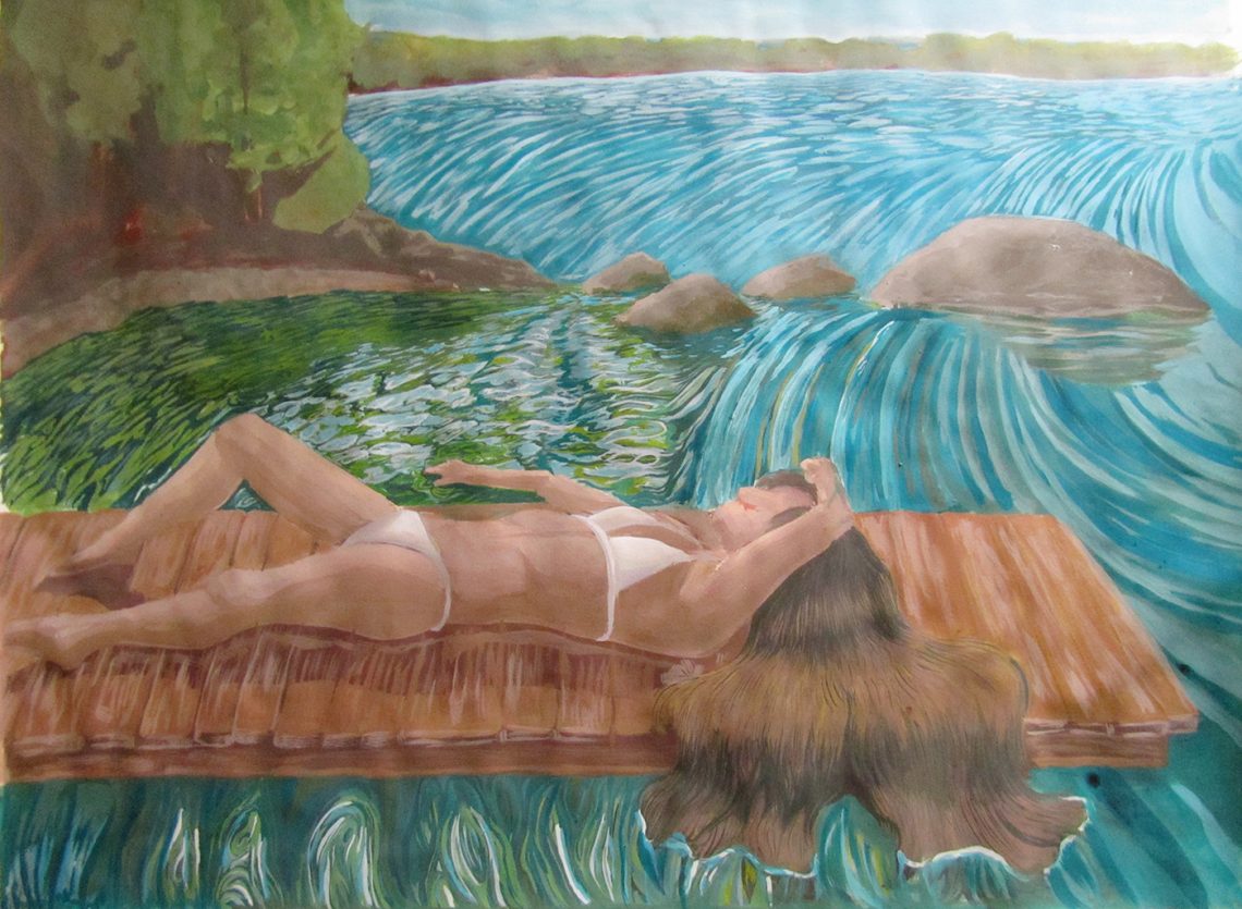 Painting by Lucy Berry