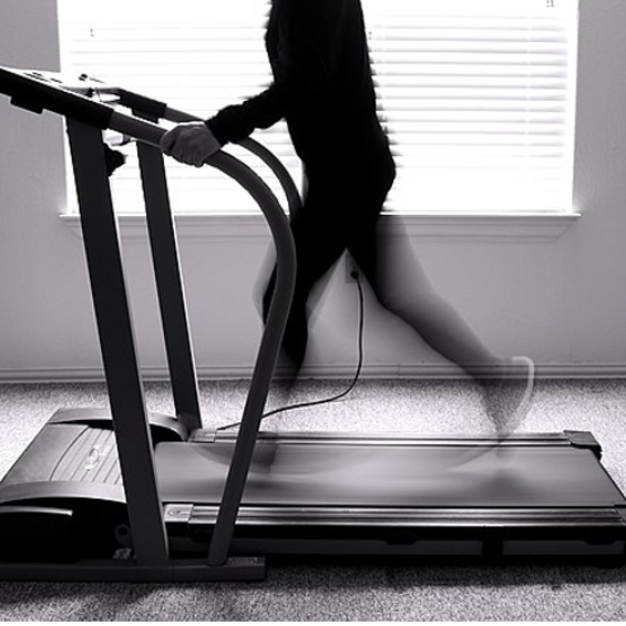 Credit Larry D. Moore. Man on treadmill