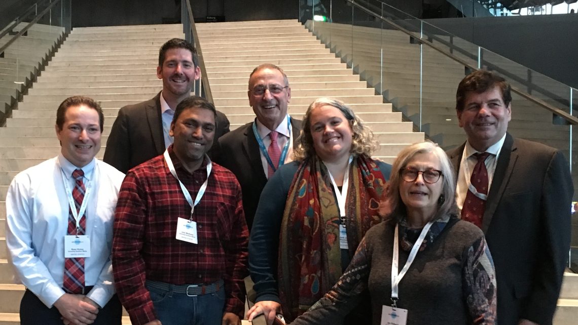 USM faculty at Reykjavik, Iceland, with former Governor Paul LePage at the Arctic Circle Conference 2018