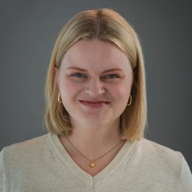 Selfie of woman smiling