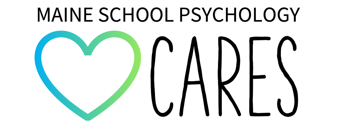 Maine School Psychology Cares Banner