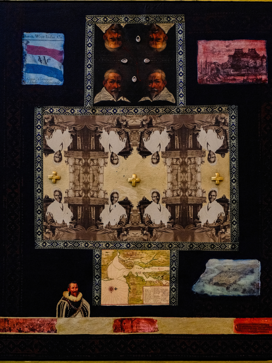 Billy Gerard Frank's painting entitled: Indigo Entanglements, No, 11