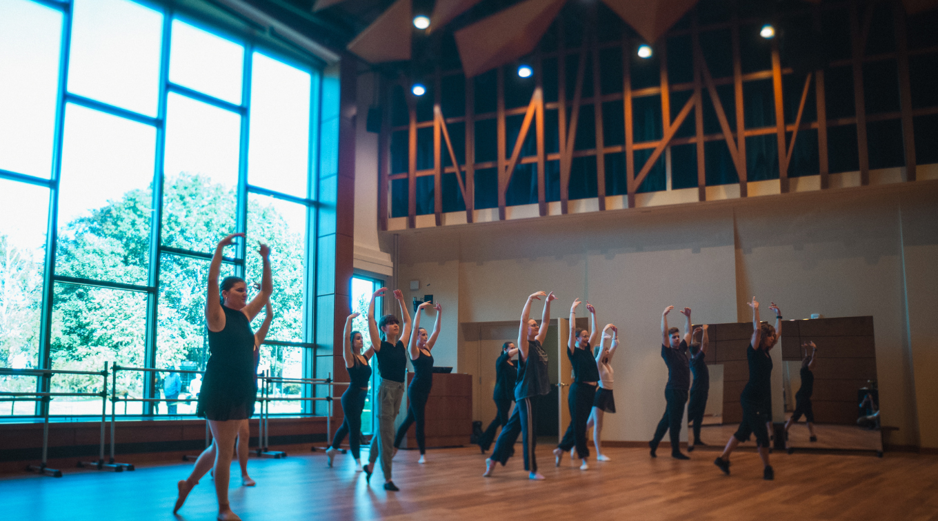 Arts Lab with dancers at Crewe. Center for the Arts