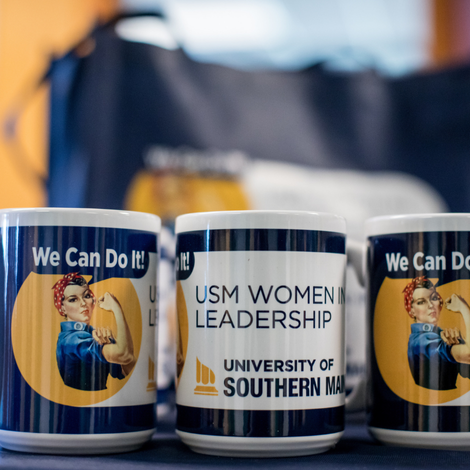 Women in Leadership coffee cups