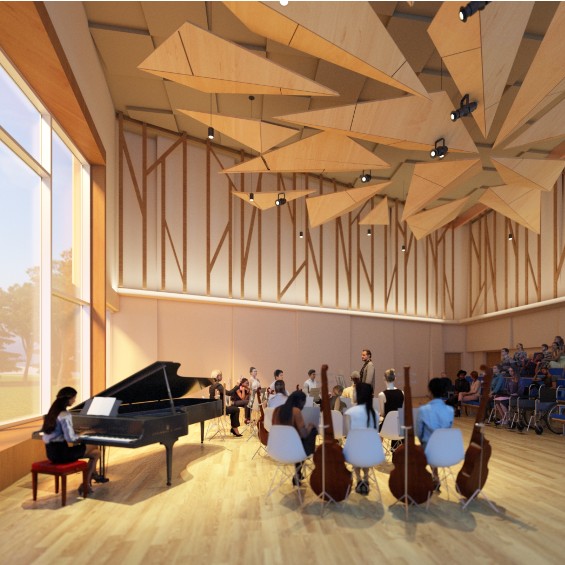 rendering of Crewe Center Arts Lab