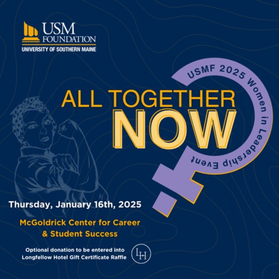 All Together Now Women in Leadership event on 1/16/25_graphic