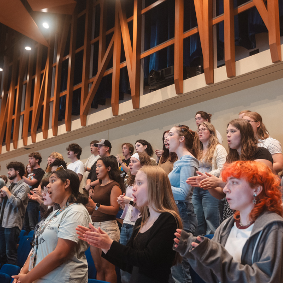 audience in Performance Hall