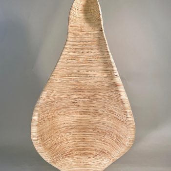 Molly Rea, "Fixation," 2022. Plywood. 15 in. wide x 33 ½ in. tall x 16 in. deep. 2nd Place Winner, Best-in-Show.