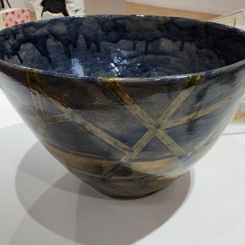 Anna Smith, "Cool Bowl," 2022. Clay, glaze. 24 in. wide x 24 in. long x 24 in. deep