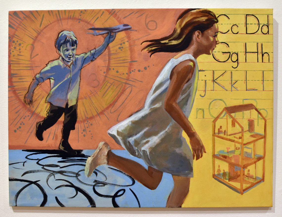 Danna Wiggins “Unstoppable”, 2023, Oil on canvas, 24 x 18 in.
