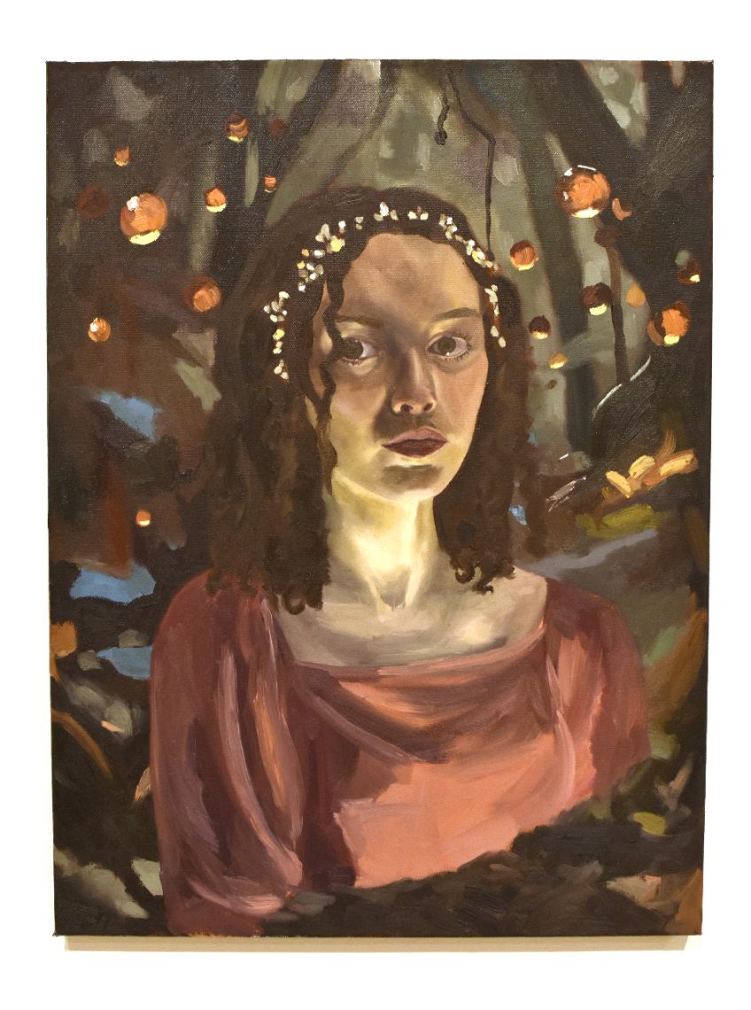 Claire Richardson, “Untitled”, 2023, Oil on canvas, 18 x 24 in. 3rd place winner