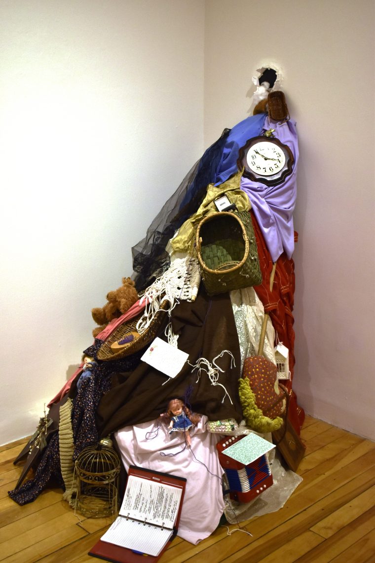 Shaylssa Hamberger, The Flood, 2024, Found Objects, Chicken wire, Dimensions variable, view 1