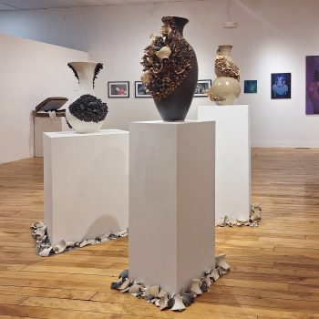 Artwork by Crystal Reynolds. Part of the 2026 Bachelor of Fine Arts/Bachelor of Arts Exhibition, University of Southern Maine Art Gallery.