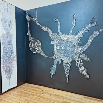 Work by artist Oscar Stephan. Part of the 2026 Bachelor of Fine Arts/Bachelor of Arts Exhibition, University of Southern Maine Art Gallery.