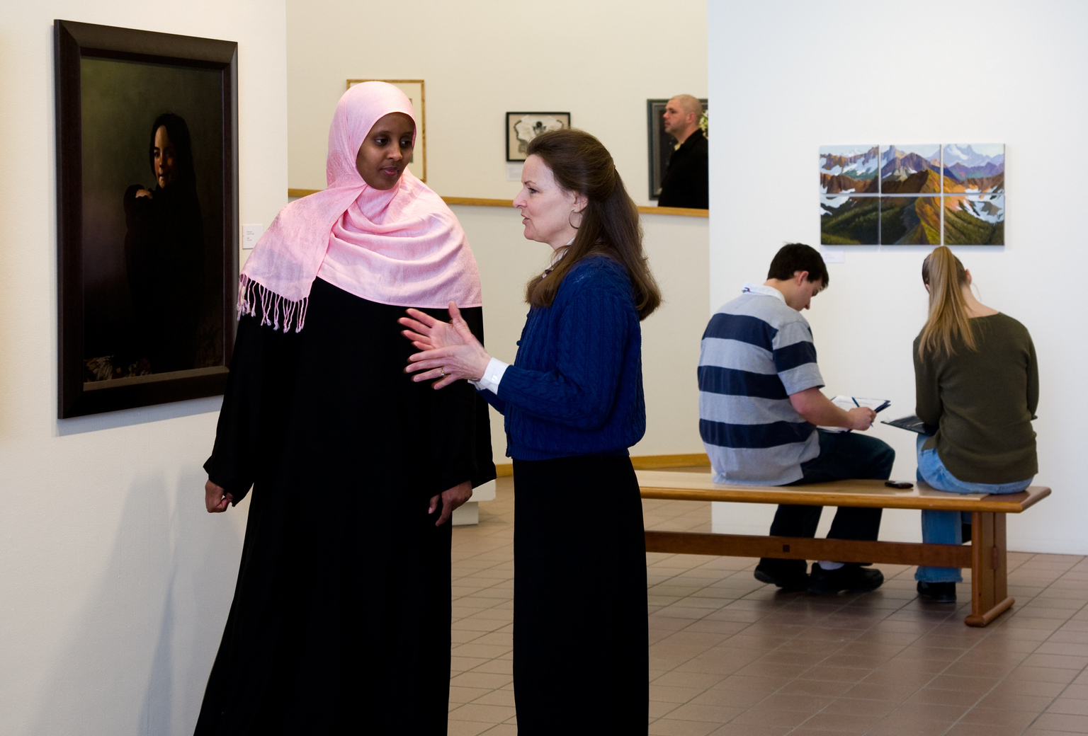 Lewiston-Auburn Campus USM art exhibition