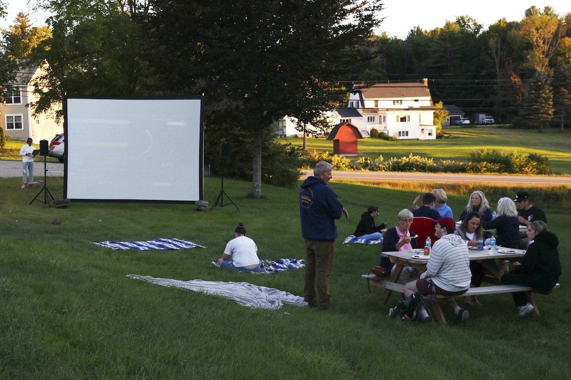 A picnic dinner and an outdoor movie were among the activities at the grand opening of the ROCC's new Gorham offices.