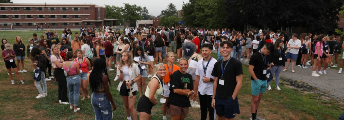 First-year students learn to navigate campus at orientation during Move-In Weekend for the fall 2022 semester.
