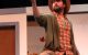Brooks Ewald commands the stage as Jaxton in "The Thanksgiving Play."